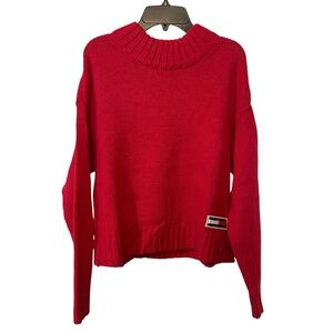 Tommy Hilfiger Vibrant Red Turtleneck Sweater